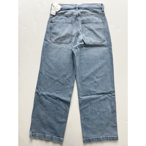 Hollister Light Wash Astronaut Graphic Super Baggy Jeans 30x32 - Picture 4 of 5